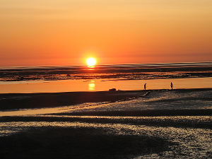 Sontenuntergang auf Föhr