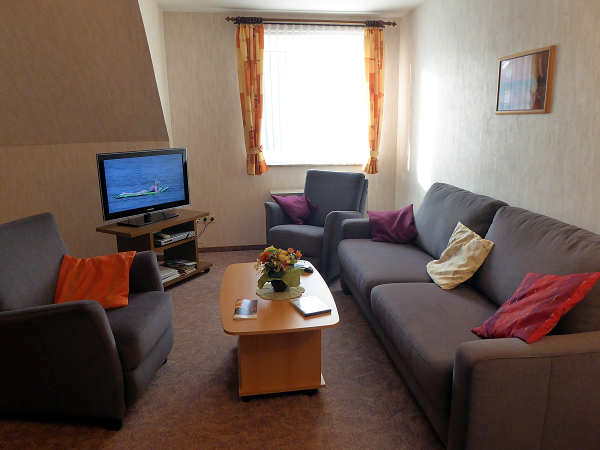 Wohnzimmer im Haus Lambertsen